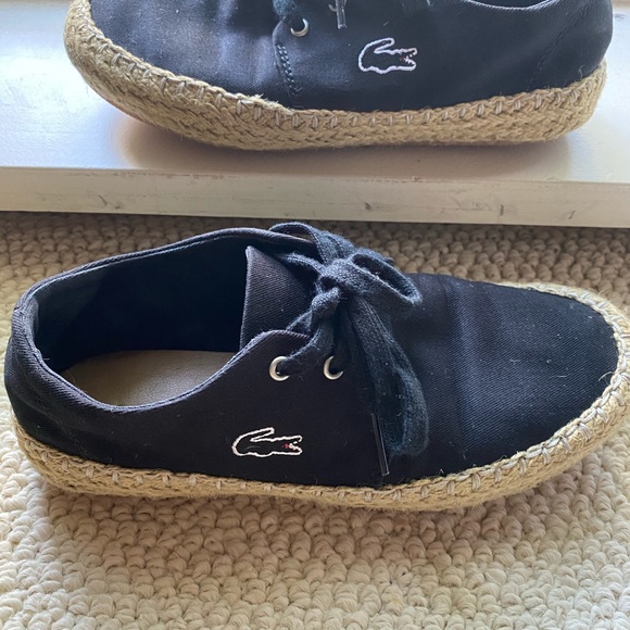 Lacoste black flat shoes - Picture 2 of 4